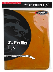 BCW Binder: 9-Pocket Z-Folio LX Orange 1-ZF9LX-ORG